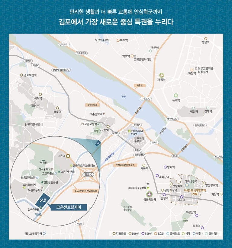 고촌센트럴자이 입지
