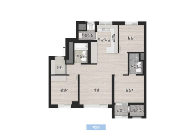 고양 더샵포레나 평면도