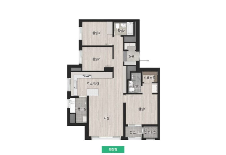 고양 더샵포레나 평면도