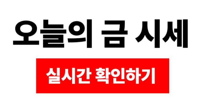 오늘의 금 시세